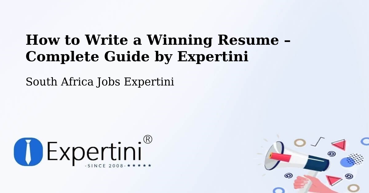 Resume Writing Guide for Job Seekers – Benoni - Benoni, South Africa Jobs Expertini
